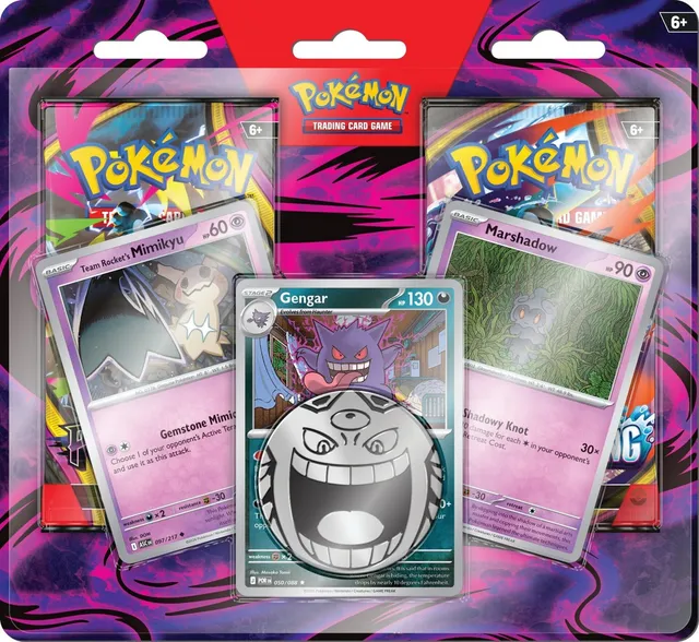 Enhanced 2-Pack Blister (Gengar, Marshadow & Team Rocket's Mimikyu)