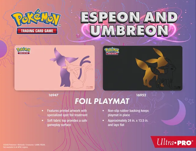 Ultra PRO Pokémon Espeon & Umbreon Product Line